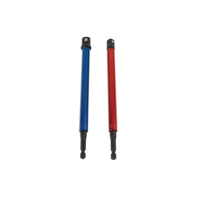 Laser Socket Adaptor Set, Rotating Sleeve 3/8"D, 1/2"D 2pc 6984 Laser - Dynamic Drive
