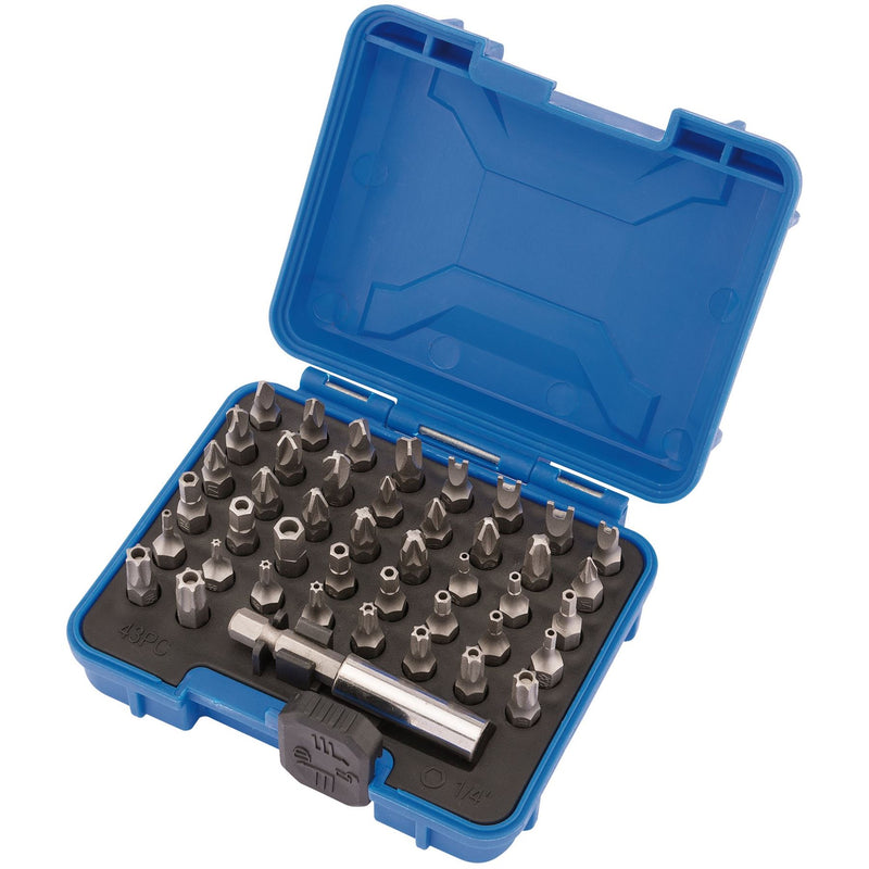 Draper Security Screwdriver Bit Set (43 Piece) 82397 Draper - Dynamic Drive
