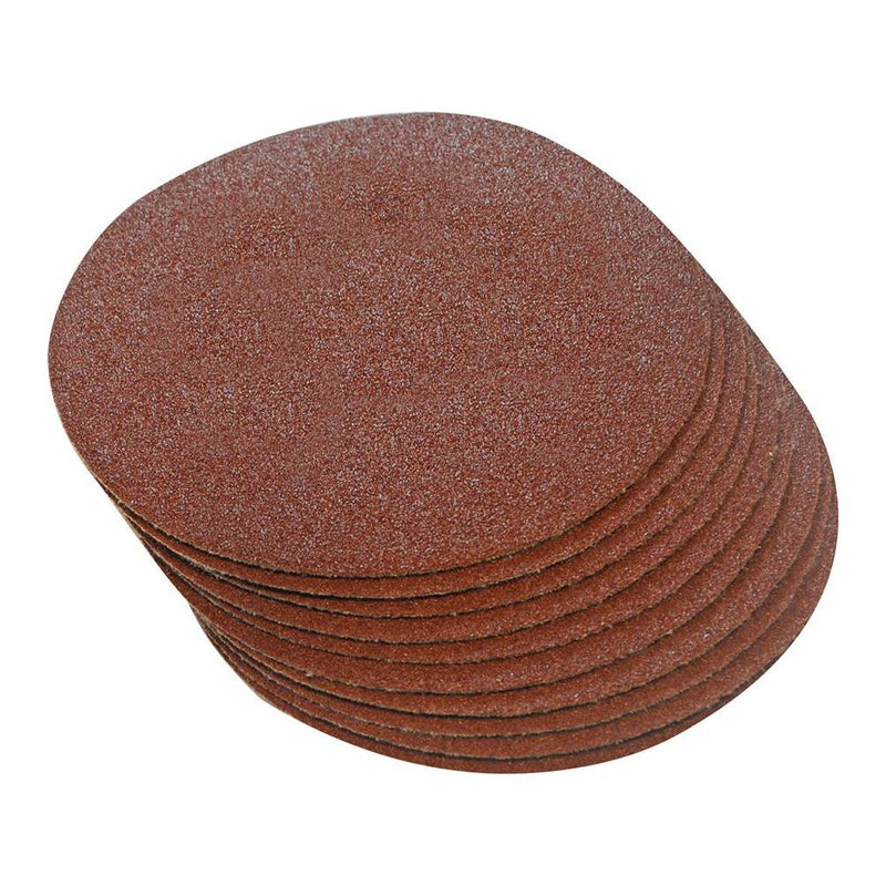 Silverline Hook & Loop Discs 300mm 10pk 300mm 60 Grit Silverline - Dynamic Drive