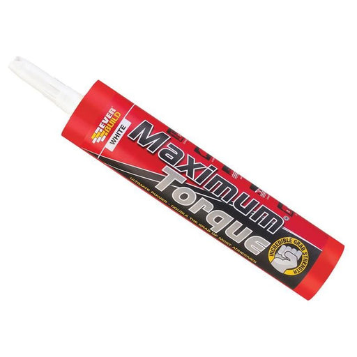 Everbuild Sika Maximum Torque Adhesive White 290ml Everbuild Sika - Dynamic Drive