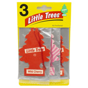 3 X Magic Tree Little Trees Car Air Freshener Wild Cherry Bubblegum Strawberry Little tree  - Dynamic Drive
