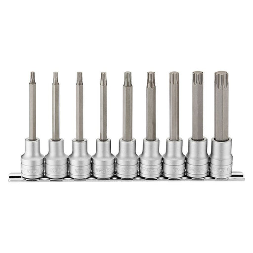 Teng Tools 1/2" Long TX Bit Socket Clip Rail Set 9 Pieces Teng Tools - Dynamic Drive