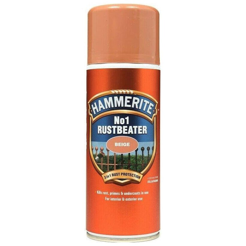 2x Hammerite NO.1 Rust Beater Aerosol Anti Corrosion Protection Spray 400ml Hammerite - Dynamic Drive