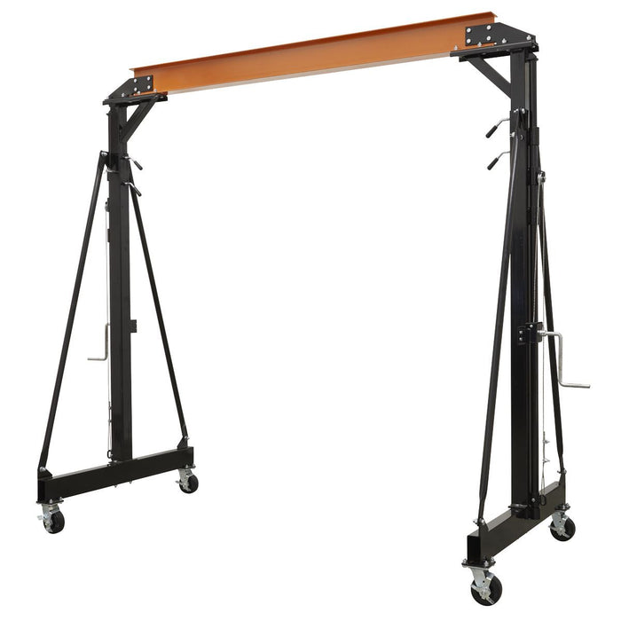 Sealey Portable Lifting Gantry Crane Adjustable 2 Tonne SG2000W Sealey - Dynamic Drive