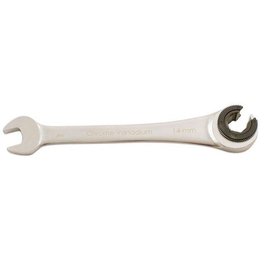 Laser Ratchet Flare Nut Wrench 14mm 4903 Laser - Dynamic Drive