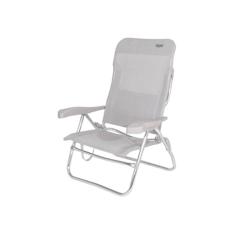 Crespo Beach Chair AL/223 Light Grey Crespo - Dynamic Drive