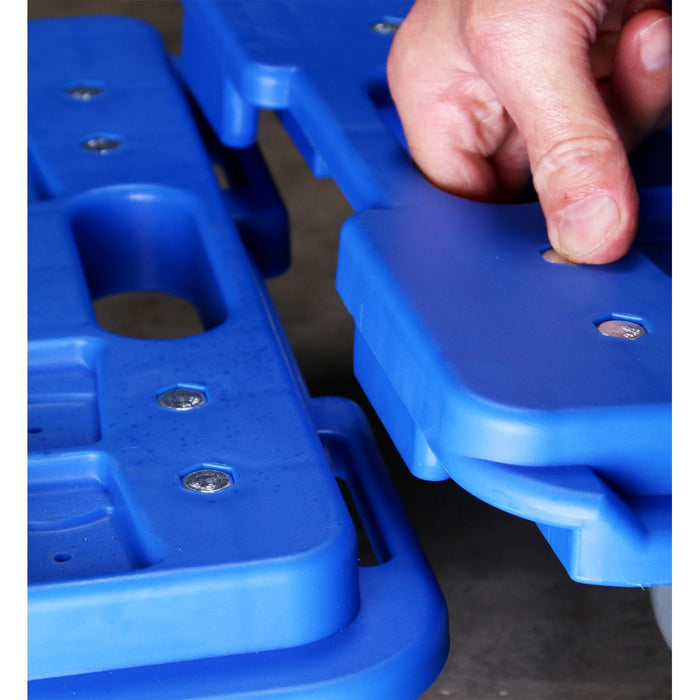 Sealey Interlocking Plastic Dolly 150kg Capacity CM150 Sealey - Dynamic Drive