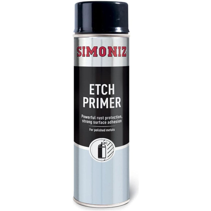 6x Simoniz Etch Primer Car Spray Polished Metal Paint Rust Protection Aerosol 500ml Simoniz - Dynamic Drive
