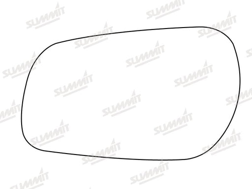 Summit Stick-On Standard Mirror Glass fits Citroen Xsara 97 on LHS Summit - Dynamic Drive