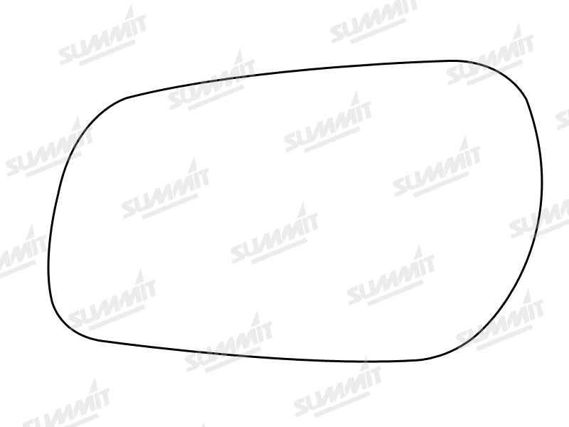 Summit Stick-On Standard Mirror Glass fits Citroen Xsara 97 on LHS Summit - Dynamic Drive