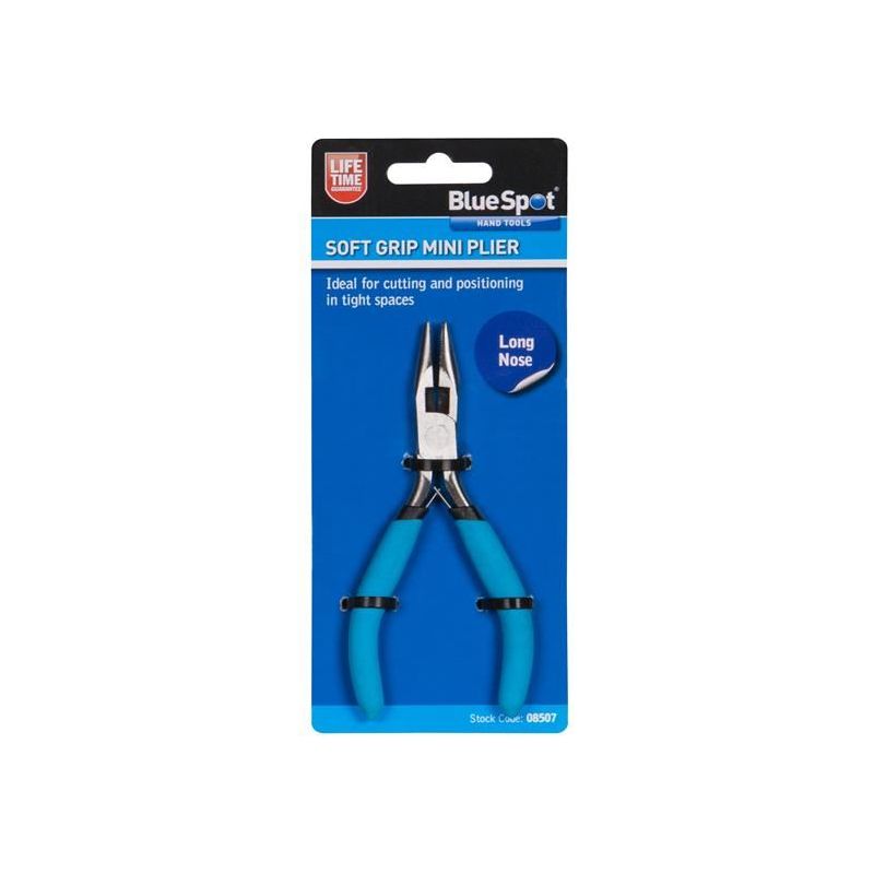 Bluespot Tools Soft Grip Mini Long Nose Pliers BlueSpot Tools - Dynamic Drive