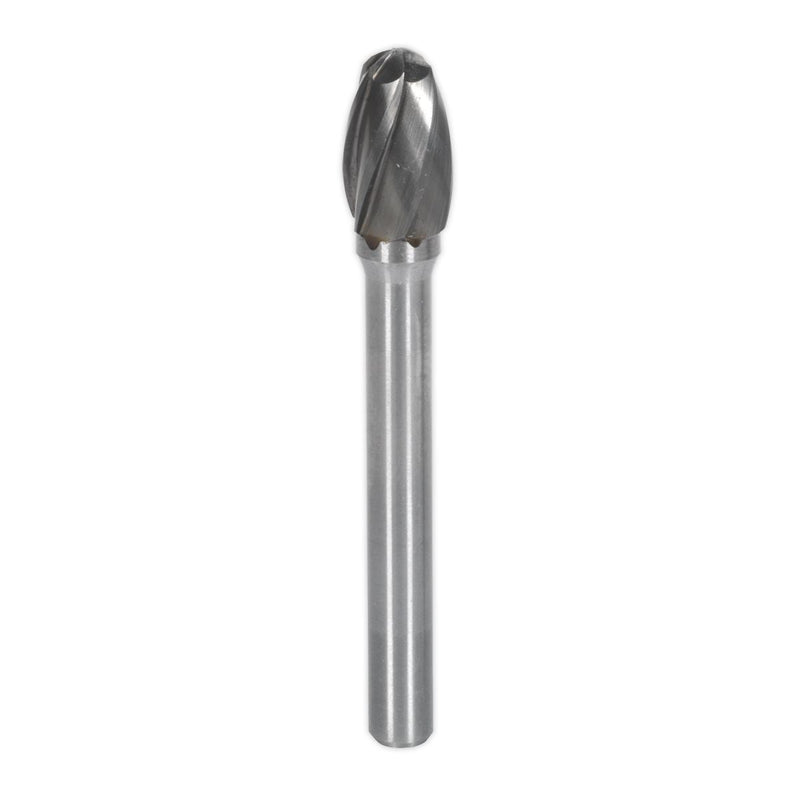 Sealey Tungsten Carbide Rotary Burr Arc Round Nose Ripper/Coarse SDBC4 Sealey - Dynamic Drive
