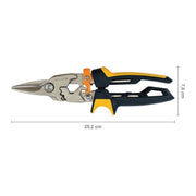 Fiskars PowerGear™ Aviation Snips Straight Cut 250mm (10in) Fiskars - Dynamic Drive