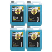 4x Simoniz Car Shampoo & Snow Foam Removes Dirt Streak-Free Cleaner 5L Simoniz  - Dynamic Drive