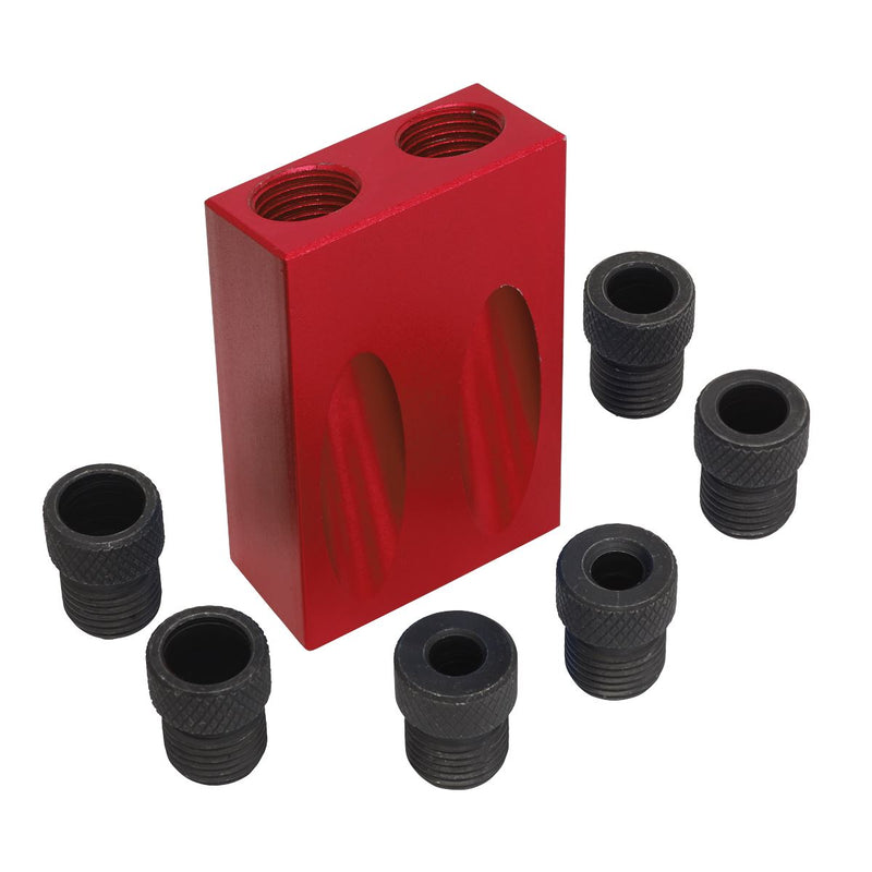 Sealey Dowelling Jig Set 7pc Angled Pocket DJ02 Sealey - Dynamic Drive