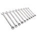 Sealey Combination Ratchet Spanner Set 10pc Extra-Long Metric AK63914 Sealey - Dynamic Drive