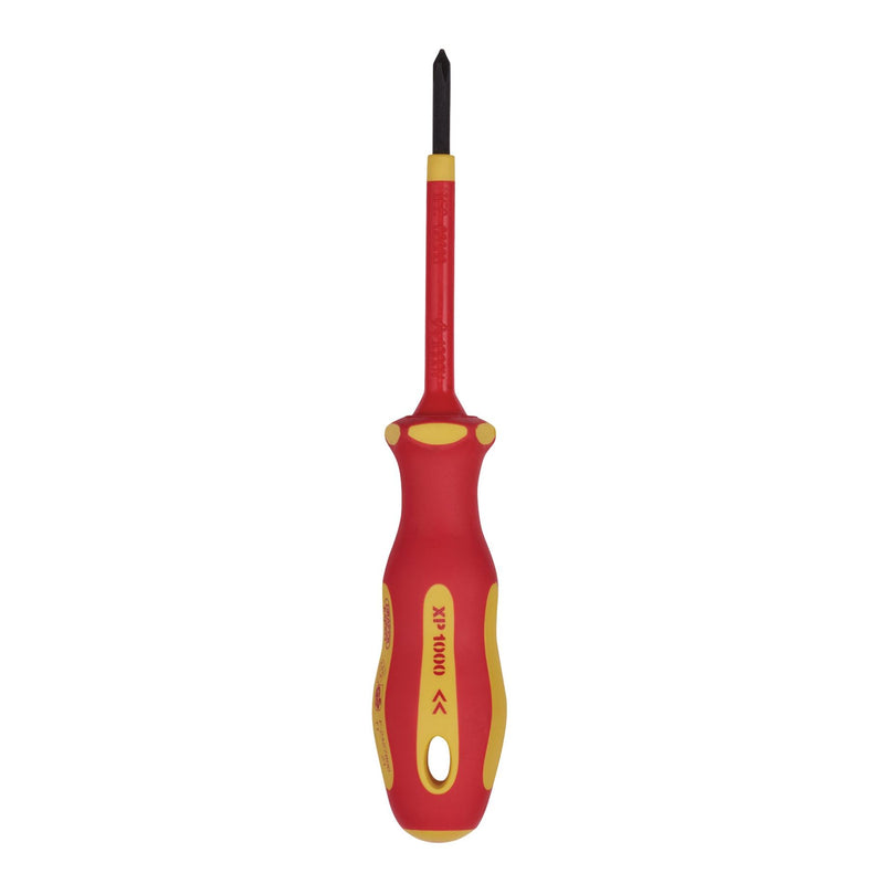 Draper XP1000 VDE Cross Slot Screwdriver, No.0 x 60mm 64427 Draper - Dynamic Drive