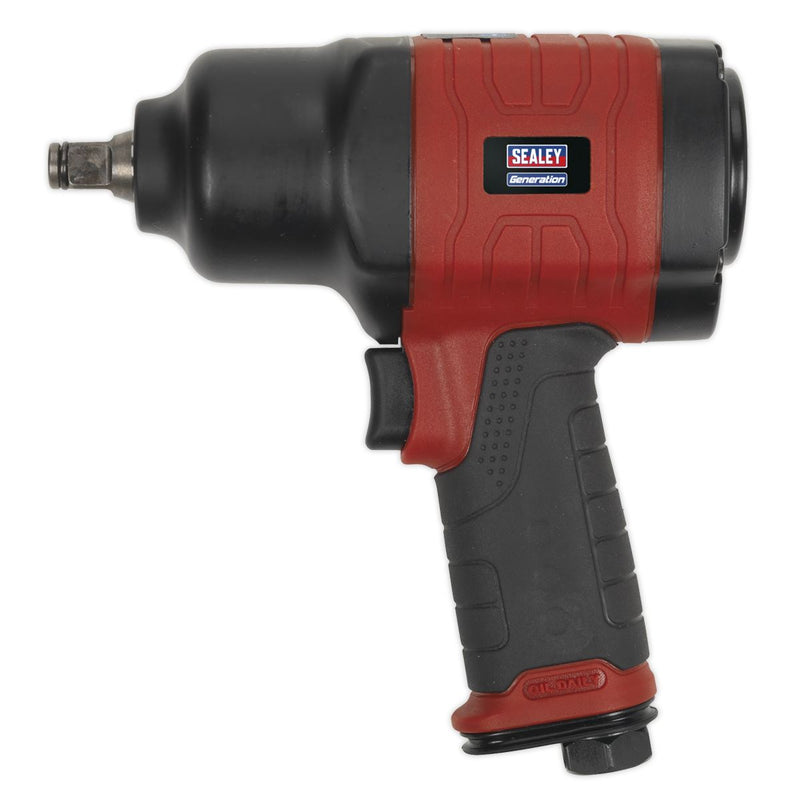 Sealey Composite Air Impact Wrench 1/2"Sq Drive Twin Hammer GSA6002 Sealey - Dynamic Drive