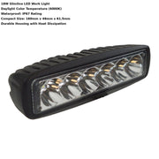 Maypole 5069 10-30v 6x3W SLIMLINE FLOOD LED Spot LAMP Floodlight Waterproof Maypole - Dynamic Drive