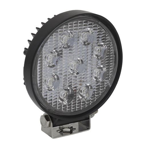 Sealey Round Worklight with Mounting Bracket 27W LED LED3R Sealey  - Dynamic Drive