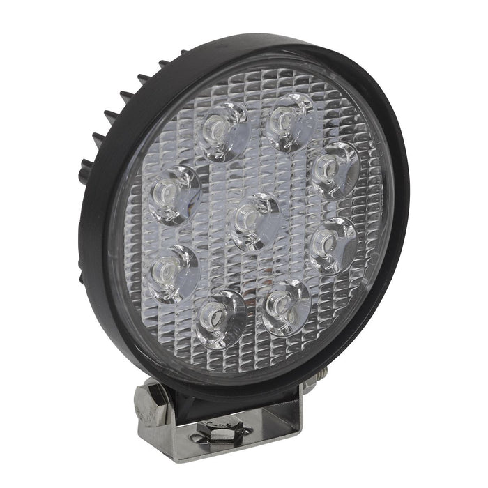 Sealey Round Worklight with Mounting Bracket 27W LED LED3R Sealey  - Dynamic Drive