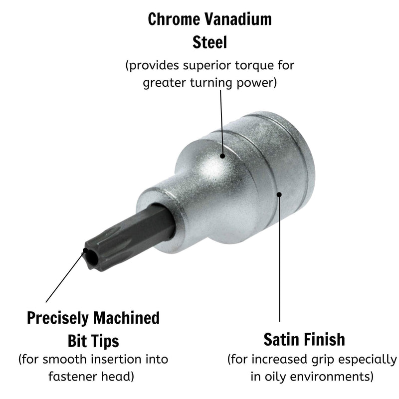 Teng Tools 1/2" TPX Bit Socket TPX60 Teng Tools - Dynamic Drive
