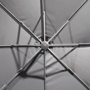 Dellonda Cantilever Parasol with 360 Rotation, Tilt & Cover 3m - Grey Dellonda - Dynamic Drive