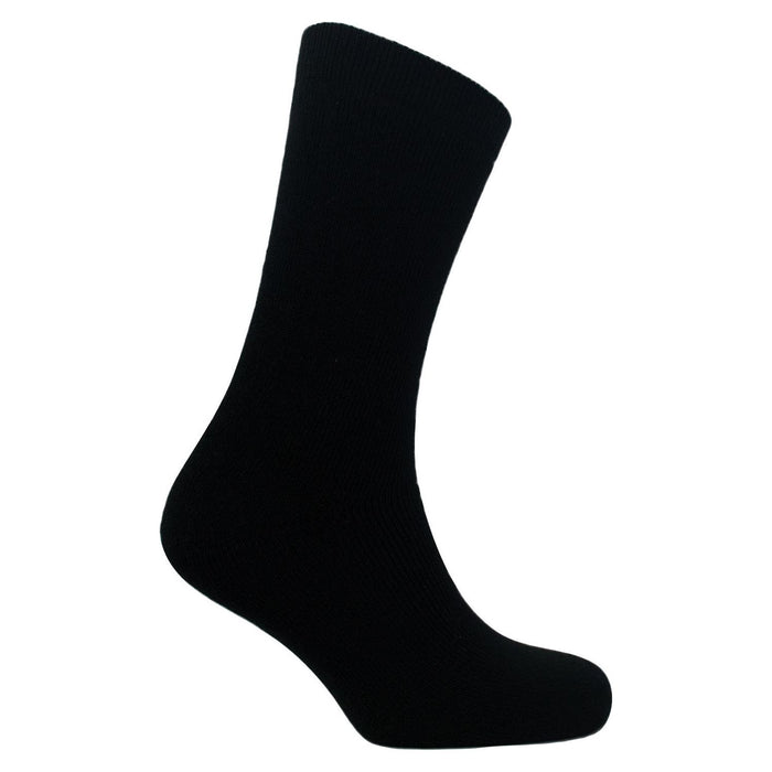 Mens lightweight thermal insulated black socks 2755 UK Camping And Leisure - Dynamic Drive