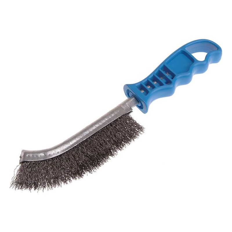 Lessmann Universal Hand Brush 260mm x 28mm 0.35 Crimped Steel Wire Lessmann - Dynamic Drive
