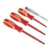 Siegen 4pc VDE Approved Electricians Screwdriver Set Mains Tester Phillips SL PH Siegen  - Dynamic Drive