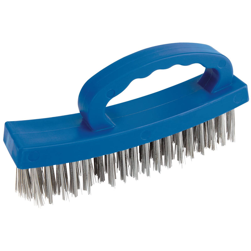 Draper D-Handle Wire Brush, 160mm 31077 Draper - Dynamic Drive