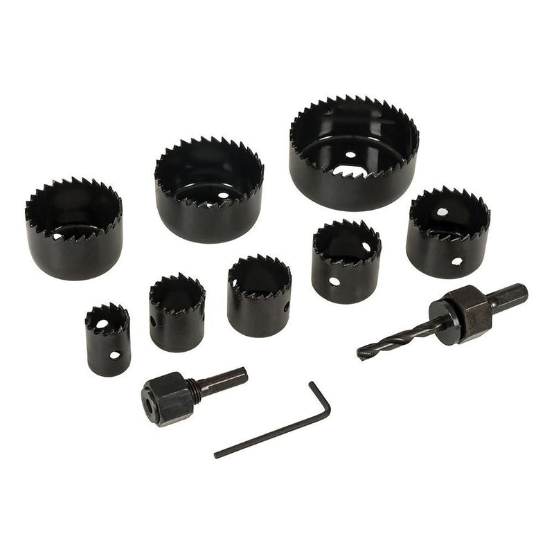 Silverline Holesaw Set 11pce 19 - 64mm Silverline - Dynamic Drive