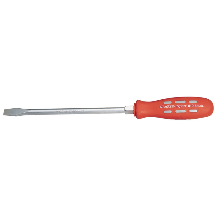 Draper Plain Slot Flared Tip Mechanic's Screwdriver, 200 x 9.5mm (Sold Loose) Draper - Dynamic Drive