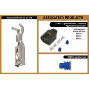 Connect Weather Seal To Suit Harness Repair Kits 100pc 37358 Tool Connection - Dynamic Drive