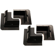 AG ABS Black Solar Panel Corner Mounts x 4 AG - Dynamic Drive