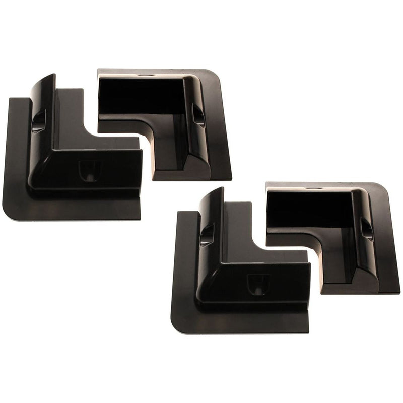 AG ABS Black Solar Panel Corner Mounts x 4 AG - Dynamic Drive