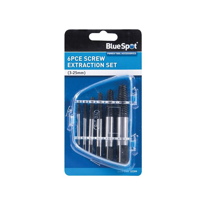 Bluespot Tools Screw Extractor Set, 6 Piece BlueSpot Tools - Dynamic Drive