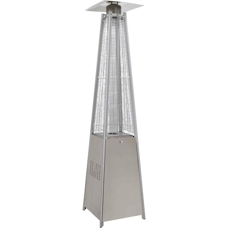 Dellonda Pyramid Gas Patio Heater 13kW Commercial Garden Use Stainless Steel Dellonda - Dynamic Drive