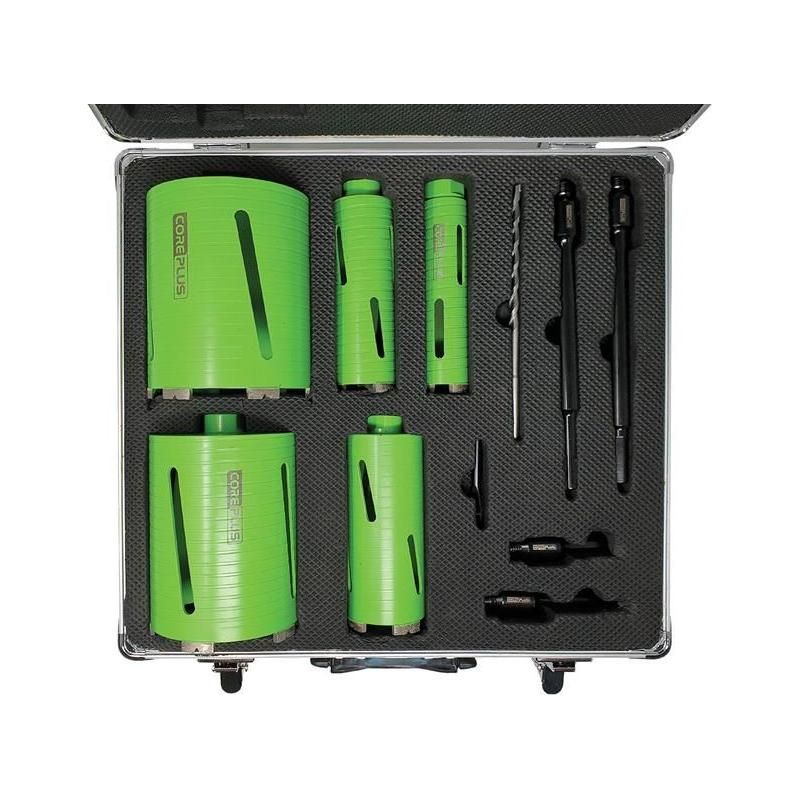 Coreplus DCDKIT11 Diamond Dry Core Drill Bit Set, 11 Piece CorePlus - Dynamic Drive
