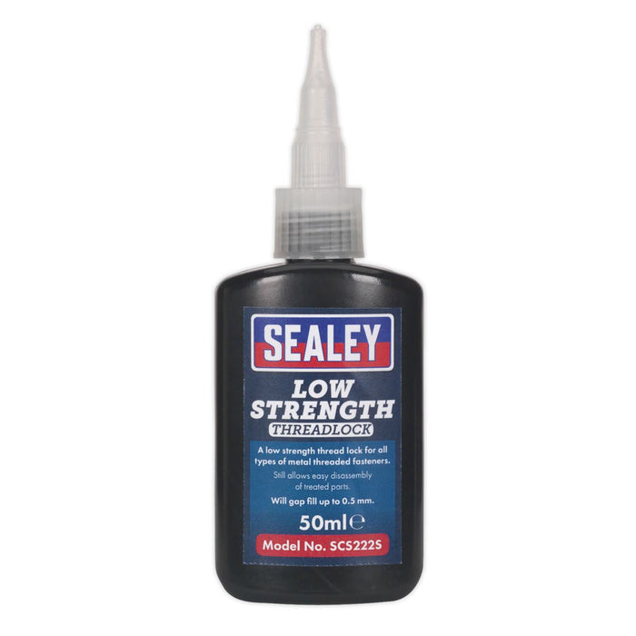 Sealey Thread Lock Low Strength 50ml SCS222S Sealey - Dynamic Drive