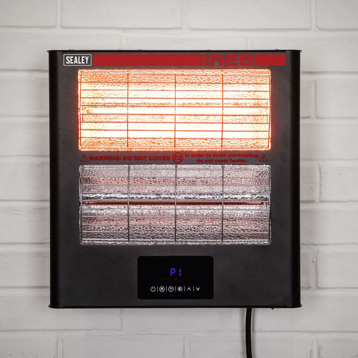 Sealey Wall Mounting Infrared Quartz Heater 2.8kW/230V IR28 Sealey - Dynamic Drive