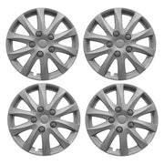 4x Wheel Trims Hub Caps 16" Covers in Silver Streetwize  - Dynamic Drive