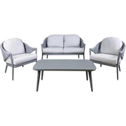 Dellonda Echo 4 Piece Garden Set Dellonda - Dynamic Drive