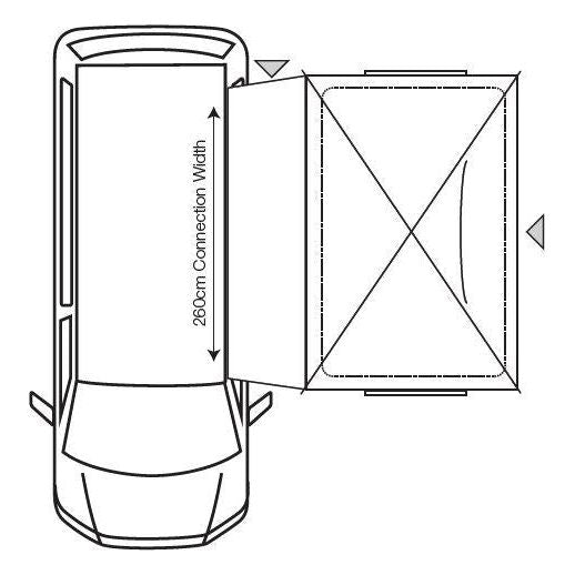 Outdoor Revolution Cayman Cuda F/G Driveaway Awning Campervan (180-240) Outdoor Revolution - Dynamic Drive