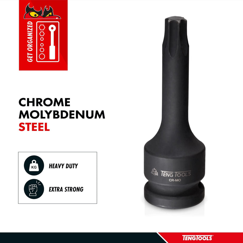 Teng Tools 1/2" TX Impact Socket DIN TX20 Teng Tools - Dynamic Drive