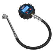 Sealey Digital Tyre Pressure Gauge with Twin Push-On Connector TST003 Sealey - Dynamic Drive