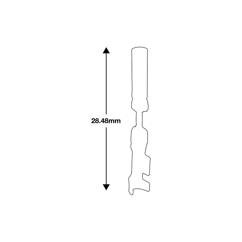 Connect Non-Insulated Female Terminals 50pc 37489 Tool Connection - Dynamic Drive