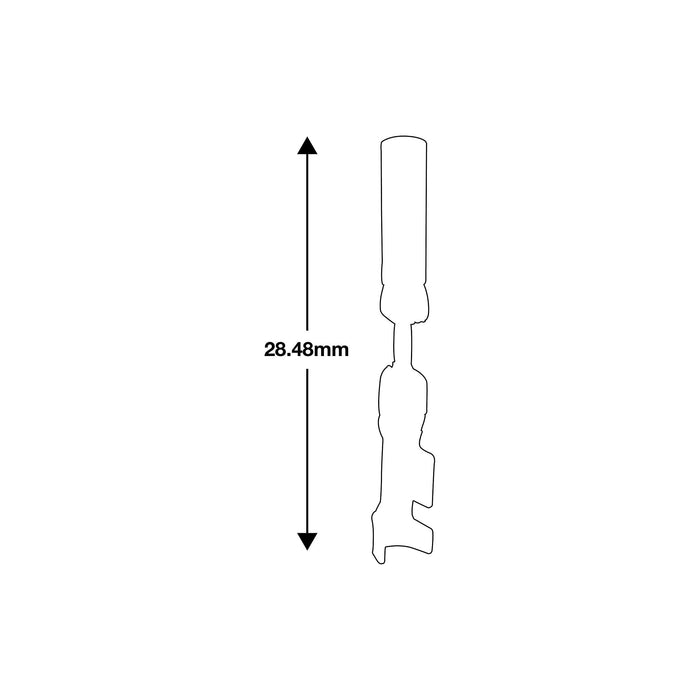 Connect Non-Insulated Female Terminals 50pc 37489 Tool Connection - Dynamic Drive