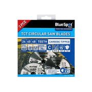 Bluespot Tools 210mm Circular Saw Blade Set, 3 Piece BlueSpot Tools - Dynamic Drive