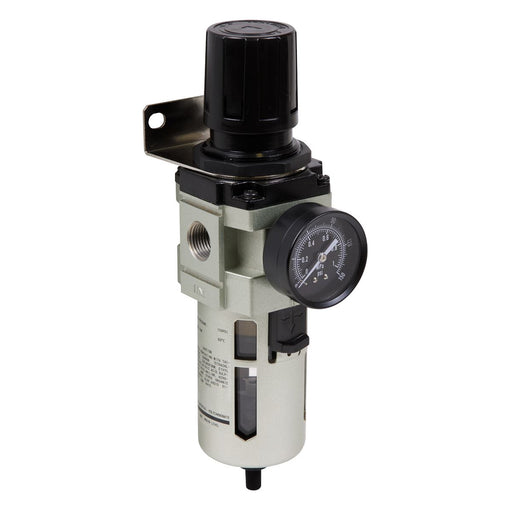 Sealey Air Filter/Regulator Auto Drain Max Airflow 140cfm SA206FRAD Sealey - Dynamic Drive